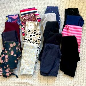 Girl’s 3T Leggings Lot (18 pieces)